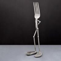 Large Ed Benavente Fork Sculpture, 70'H - Sold for $4,875 on 02-06-2021 (Lot 446).jpg